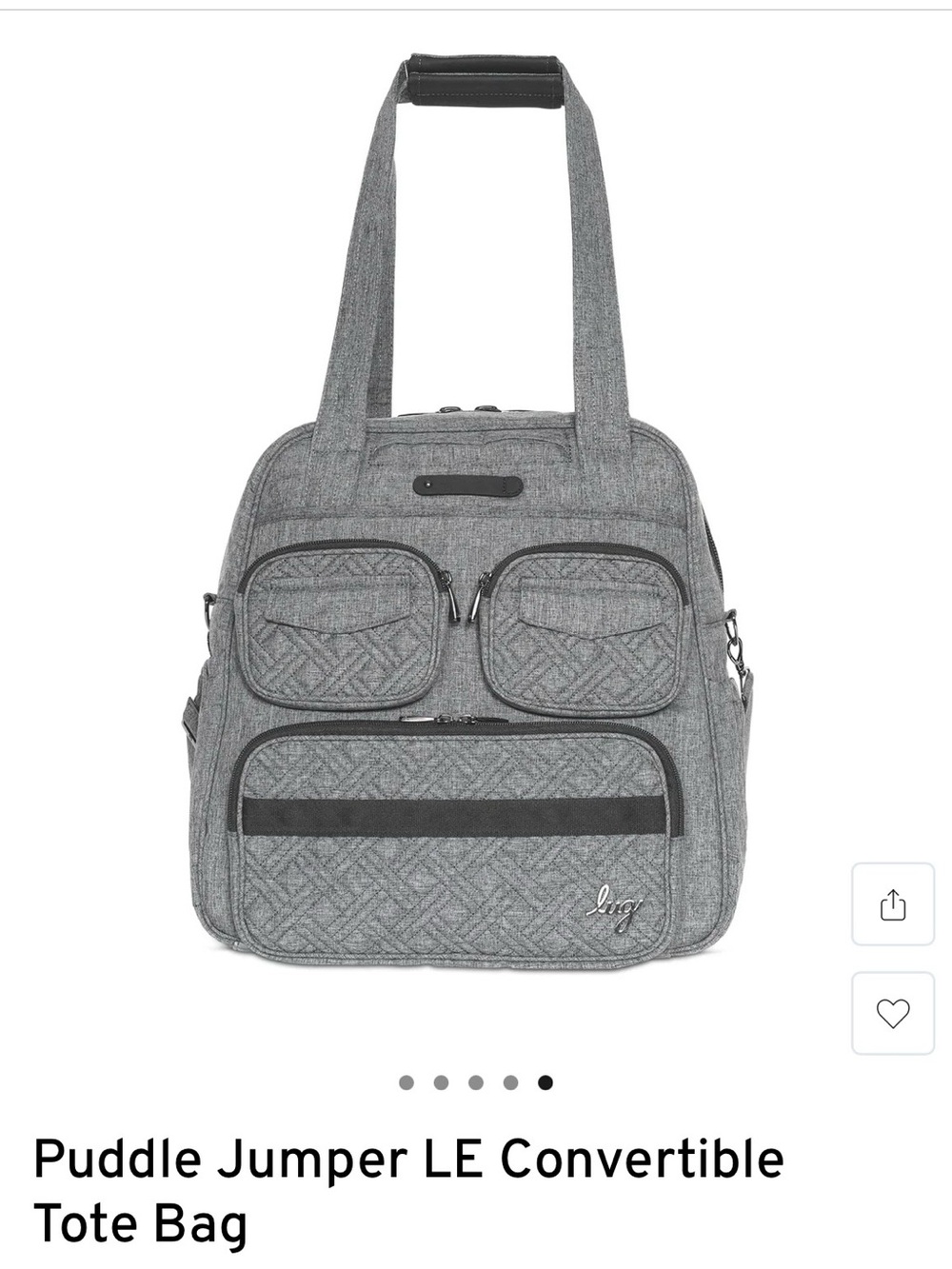 NWT- Lug Puddle Jumper LE Heather Grey